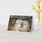 Carte photos d'animaux mignons (Fleur jaune)