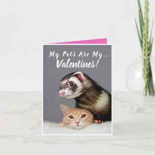 Carte Photos de Animaux Personnalisés pour la Saint-Vale