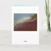 Carte Photos de cascade (Dos)