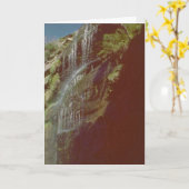 Carte Photos de cascade (Fleur jaune)