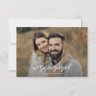 Carte Photos de couple Mariage Engagement Party Invitati