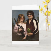 Carte Photos de famille maladroites - ajouter au (Fleur jaune)