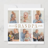 Carte Photos de grand-père personnalisées (Devant)