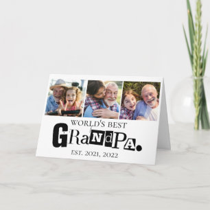 Carte Photos des petits-enfants Meilleur grand-père du m