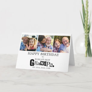Carte Photos des petits-enfants Meilleur grand-père du m