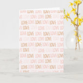 Carte Phrase d'amour motif de la Saint-Valentin (Fleur jaune)