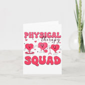Carte Physical Therapy Squad Valentines Day Pt Pta Vale (Devant)