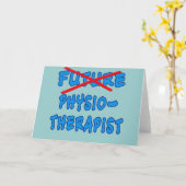 Carte Physiothérapeute de l'avenir (Fleur jaune)