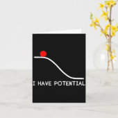 Carte Physique j'ai de l'énergie potentielle drôle (Fleur jaune)