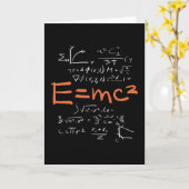 Carte Physique Math Formule Enseignant Formation EMC2 (Yellow Flower)