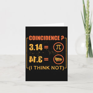 Carte Pi 3.14 Coïncidence De Tarte Je Ne Pense Pas Drôle
