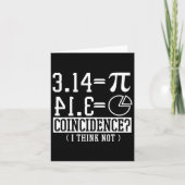 Carte Pi 3.14 Math Happy 14 Mars Anniversaire Coïncidenc (Devant)