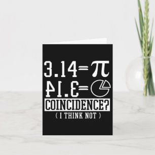 Carte Pi 3.14 Math Happy 14 Mars Anniversaire Coïncidenc
