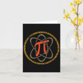 Carte Pi Atom - Pi Day Et Cadeau Math Lover (Fleur jaune)
