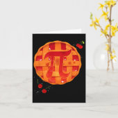 Carte Pi Day Cherry Pie Math Enseignant Funny Thanksgivi (Fleur jaune)