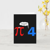 Carte Pi Day Funny Relationship Problème du thé empoison (Fleur jaune)