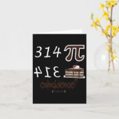 Carte Pi Day Funny Unique Graphic Math équations Formule (Fleur jaune)
