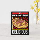 Carte Pi Day Math Lover Pomme tarte (Fleur jaune)