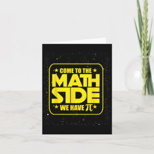 Carte Pi Day - Venez Au Côté Math Nous Avons Pi Funny