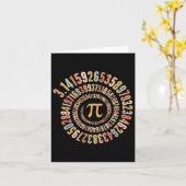 Carte Pi Jour Spiral Math Pi (Fleur jaune)