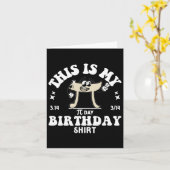 Carte Pi Math Enseignant Ceci Est Mon Pi Jour Anniversai (Fleur jaune)