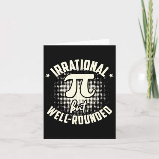 Carte Pi Mathématiques Mathématiciennes Irrationnelles M (Devant)
