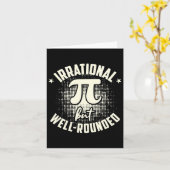 Carte Pi Mathématiques Mathématiciennes Irrationnelles M (Fleur jaune)