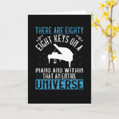 Carte Piano - (Fleur jaune)