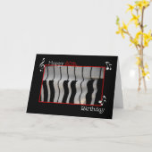 Carte Piano 50e anniversaire (Fleur jaune)