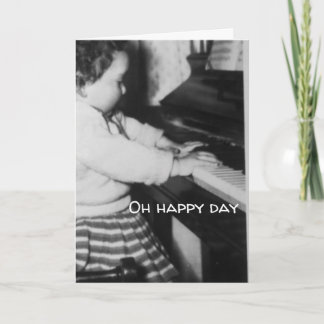 Carte Piano de Birthday