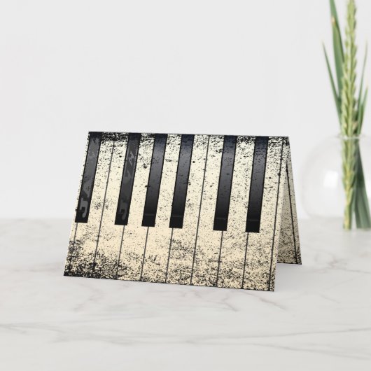Carte Piano de jazz (Devant)