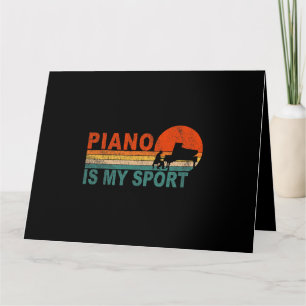Carte Piano Est Mon Sport Drôle Clavier Piano Player Mus