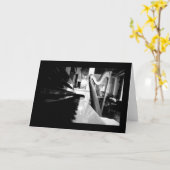 Carte Piano & Harpe [Carte de voeux] (Fleur jaune)