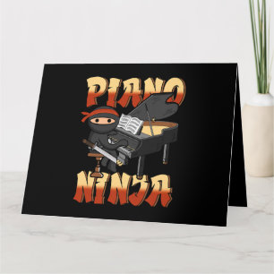Carte Piano Japon Ninja Lecteur Clavier Pianiste Musique