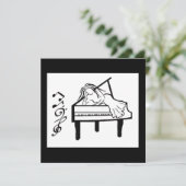 Carte Piano Lady (Debout devant)