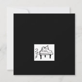 Carte Piano Lady (Dos)