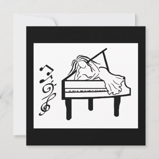 Carte Piano Lady (Devant)