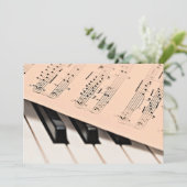 Carte Piano music (Debout devant)