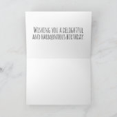 Carte Piano Music Joyeux anniversaire (Intérieur)