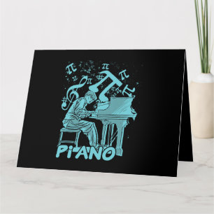 Carte Piano Pi 3.14 Jour Symbole Math Science Musique Pu