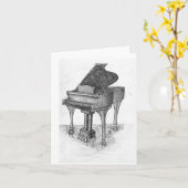 Carte Piano sur l'étape (Fleur jaune)