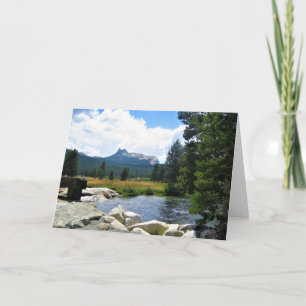 Carte Pic cathédral à Tuolumne Meadows, Yosemite, CA