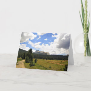Carte Pic cathédral à Tuolumne Meadows, Yosemite, CA