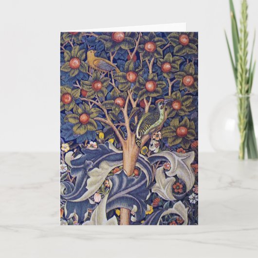 Carte Pic de bois, William Morris (Devant)