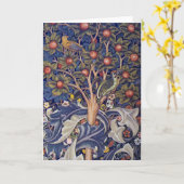 Carte Pic de bois, William Morris (Fleur jaune)