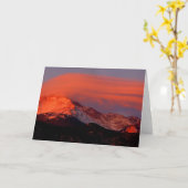 Carte Pic de Lenticular (Fleur jaune)