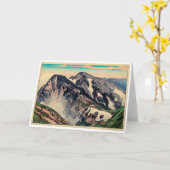 Carte Pic de Shiroumadake, Yoshida, Sciage (Fleur jaune)