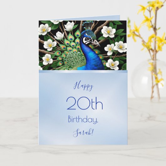 Carte Pic et Fleurs (Fleur jaune)