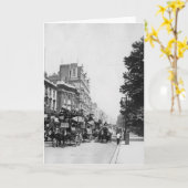 Carte Piccadilly, Londres (Fleur jaune)