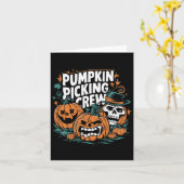 Carte Picking Crew Funny Citrouille Patch Costume d'Hall (Fleur jaune)